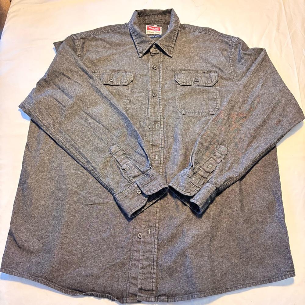 Wrangler Charcoal Comfort Flex Shirt Jacket